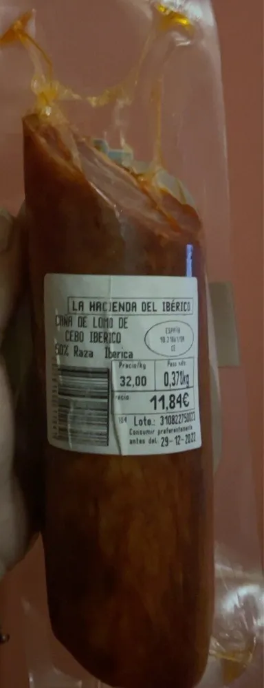 caña de lomo de cebo iberico