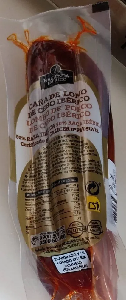 Caña de lomo ibérico