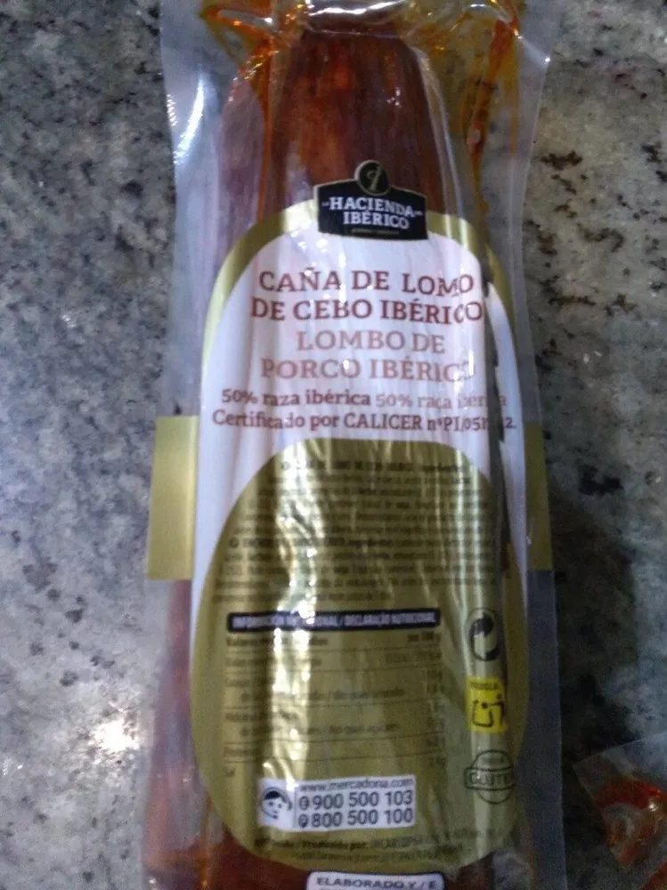 Caña de lomo de cebo ibérico