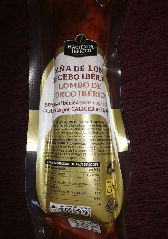 CAÑA DE LOMO DE CEBO IBERICO
