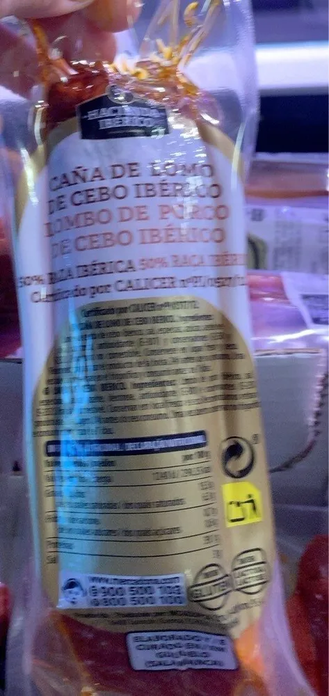 Cana de lomo de cebo iberico