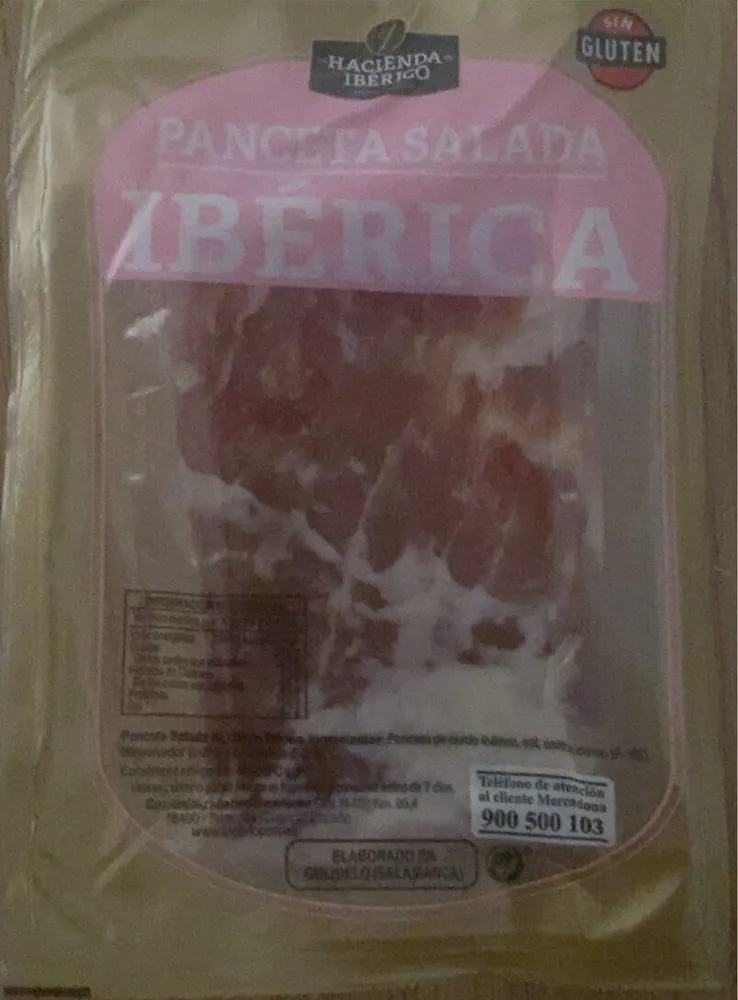 Panceta salada ibérica
