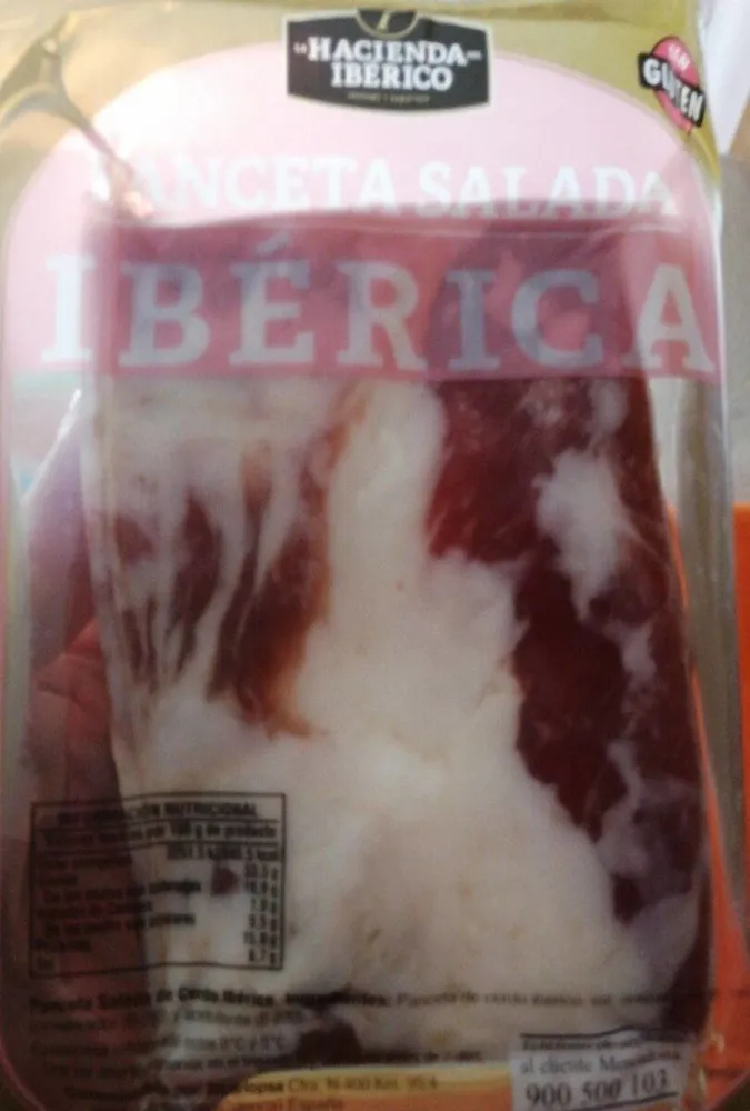 Panceta salada ibérica