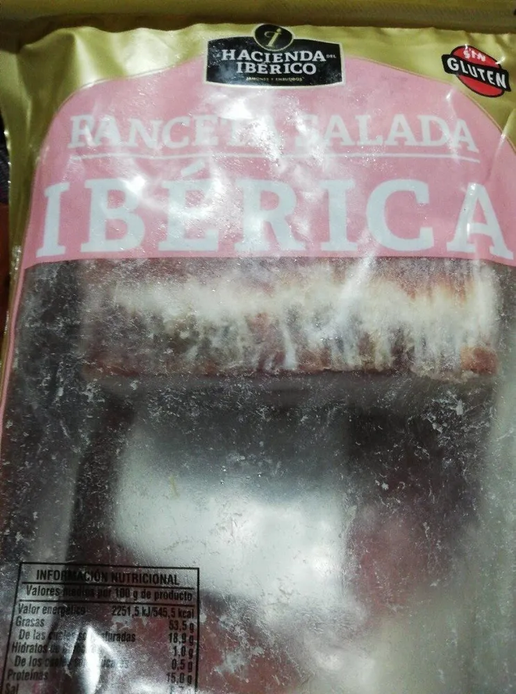 Panceta salada ibérica