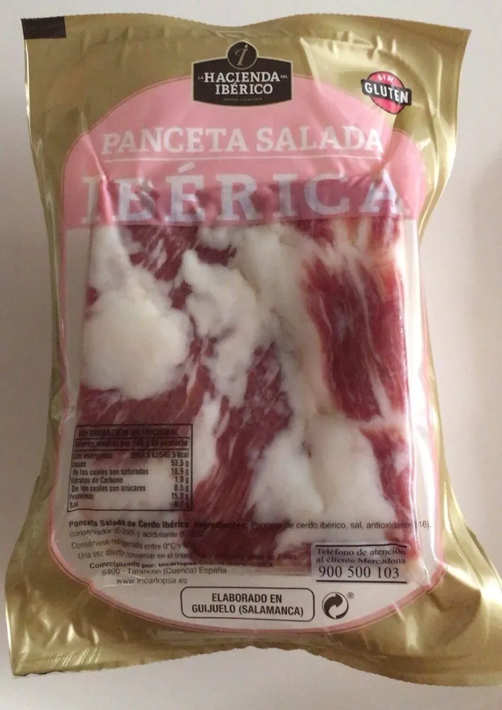 Panceta salada ibérica