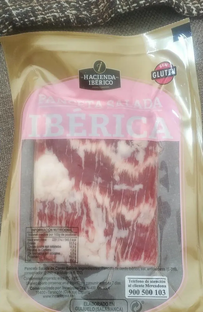 Panceta salada Ibérica