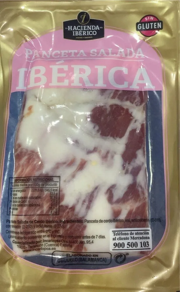 Panceta salada ibérica