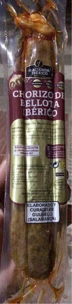 Chorizo de bellota ibérico
