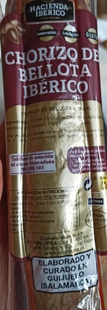 Chorizo de bellota ibérico