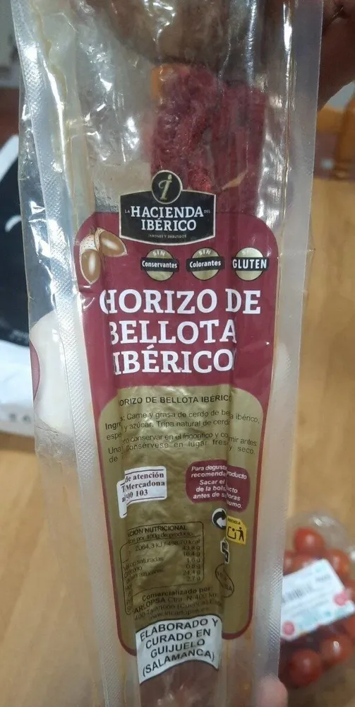 Chorizo de bellota iberico