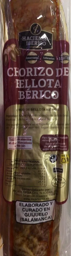 Chorizo de bellota iberico