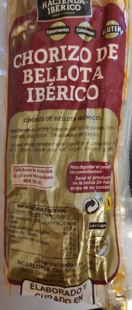 Chorizo de bellota ibérico