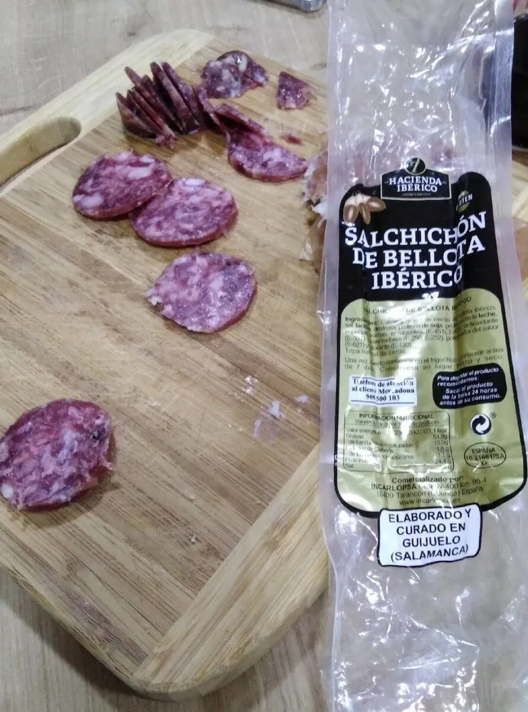 Salchichón de bellota ibérico