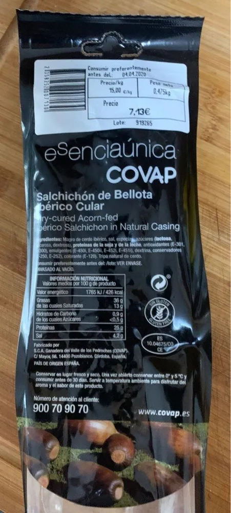 Salchichón Esencia Única