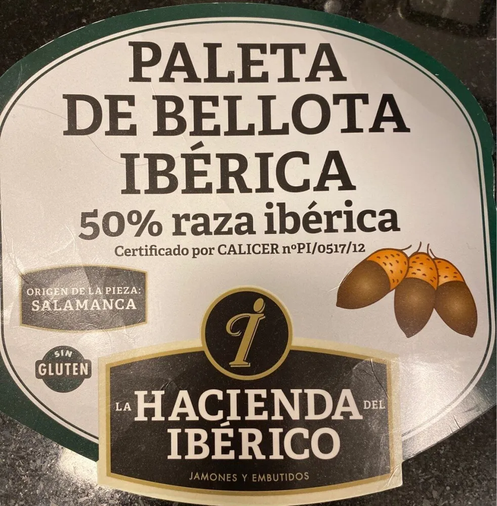 Paleta de bellota iberica