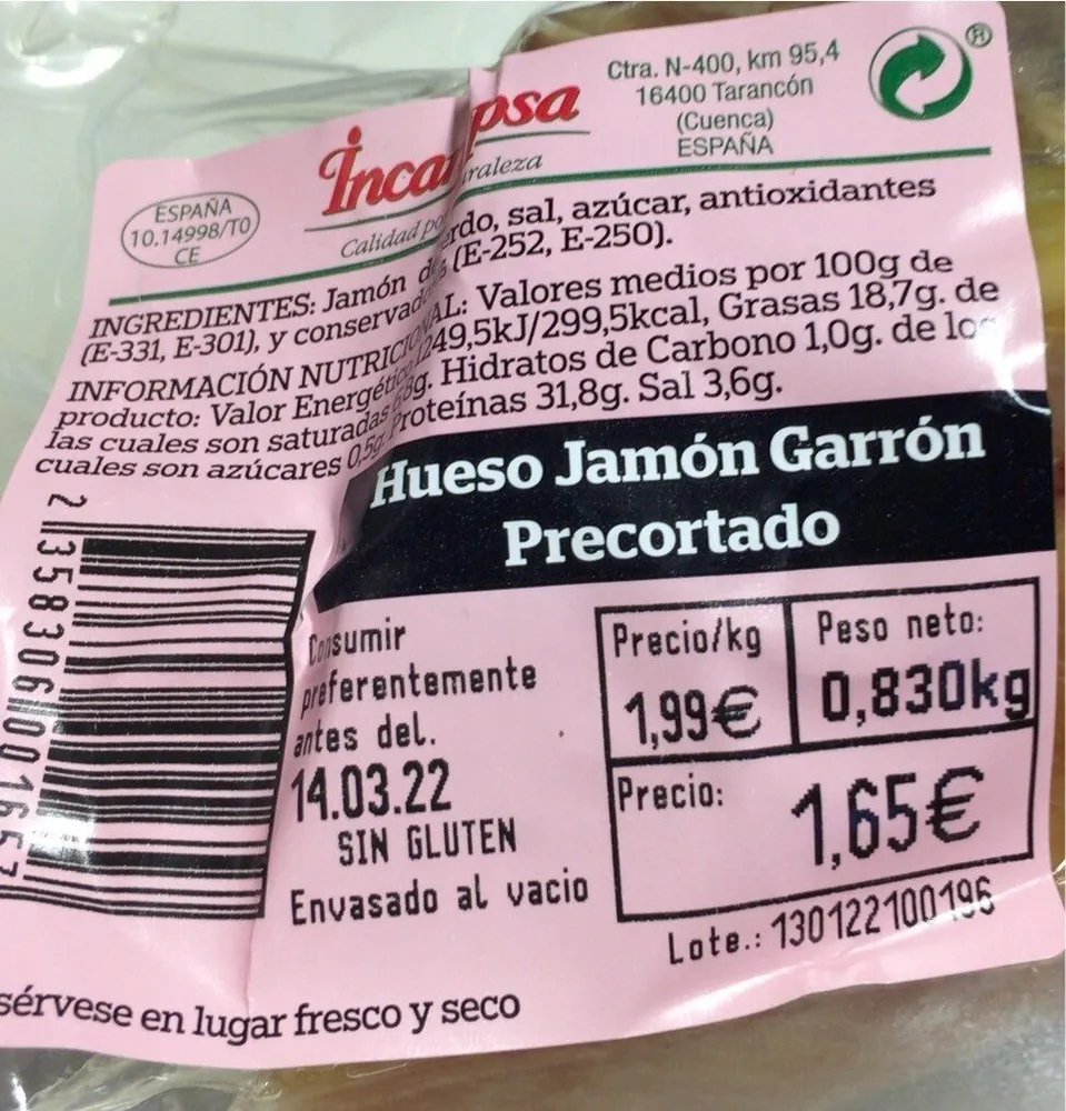 Jamón de cerdo