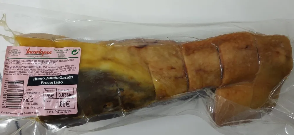 Hueso jamón Garrón precortado