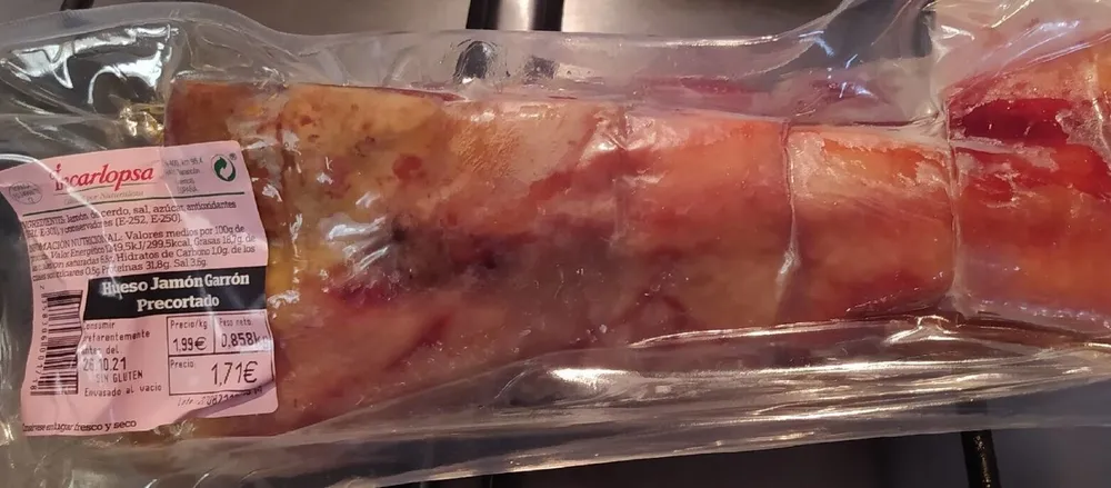 Hueso jamón garrón precortado