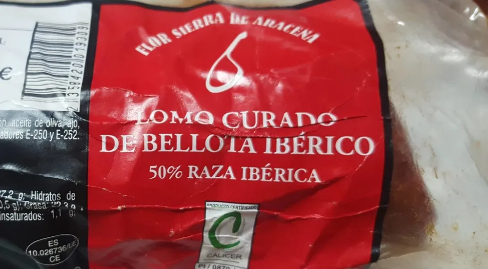 LOMO CURADO DE BELLOTA IBÉRICO