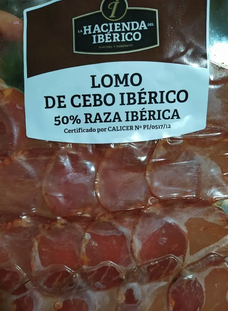 Lomo de cebo ibérico