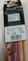 Bacon adobado curado