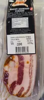 Bacon adobado curado
