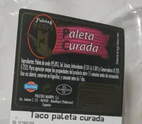 Paleta curada