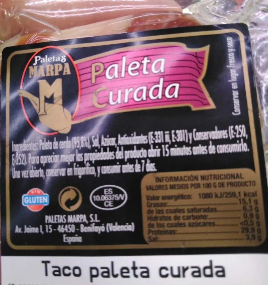 Paleta Curada