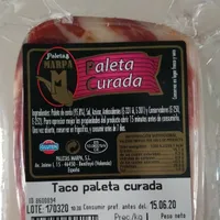 Paleta curada