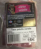 Taco paleta curada