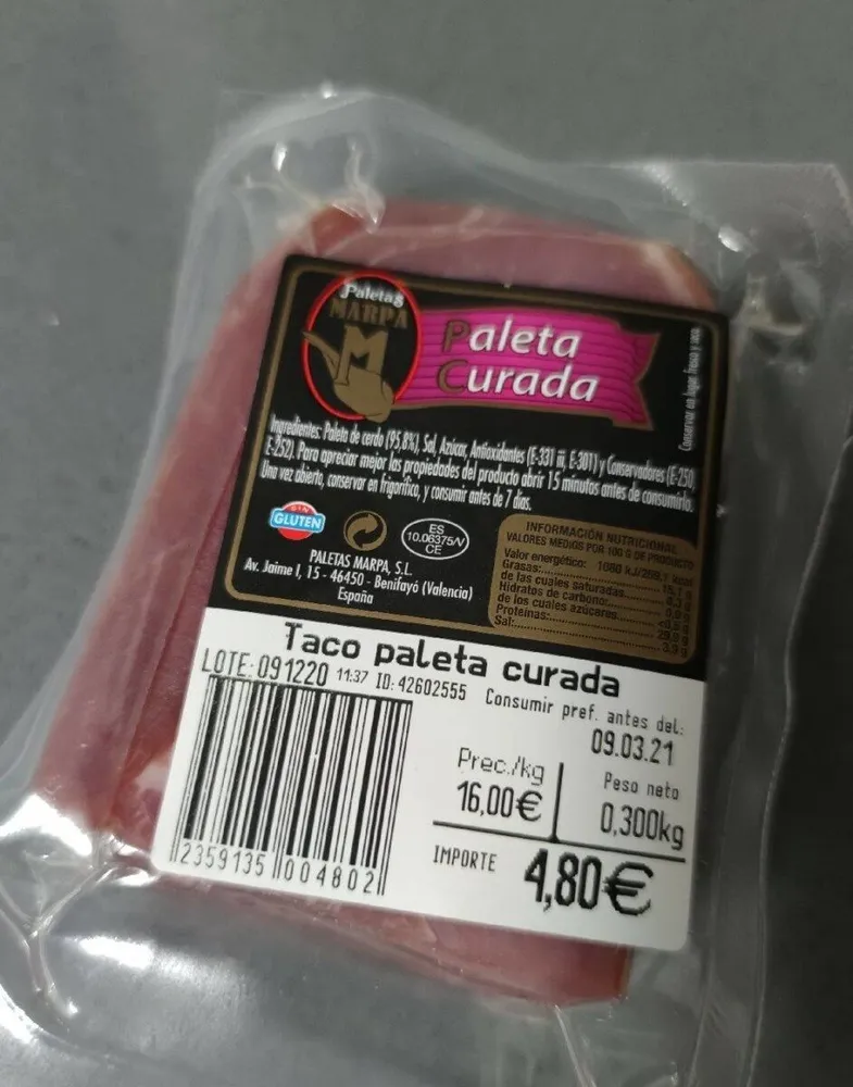 Jamón serrano