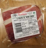 4 puntas de jamon curado