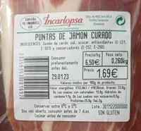 Puntas de jamón curado