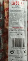 Bacon ahumado sin corteza