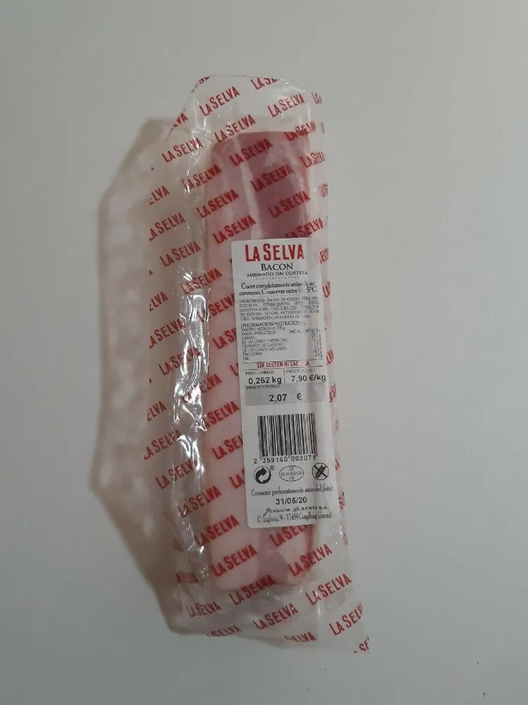 Bacón Humado sin corteza