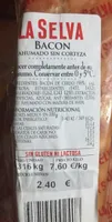 Bacon ahumado sin corteza