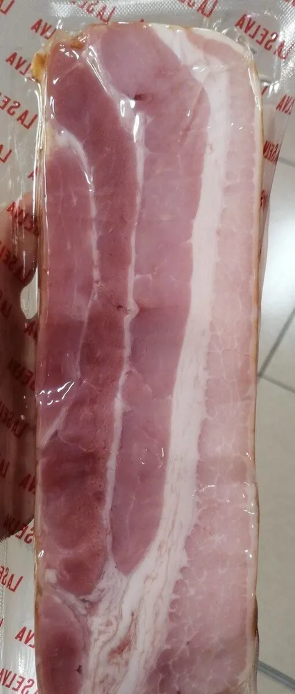 Bacon ahumado sin corteza