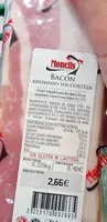 Bacon ahumado sin corteza