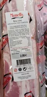 Bacon ahumado sin corteza