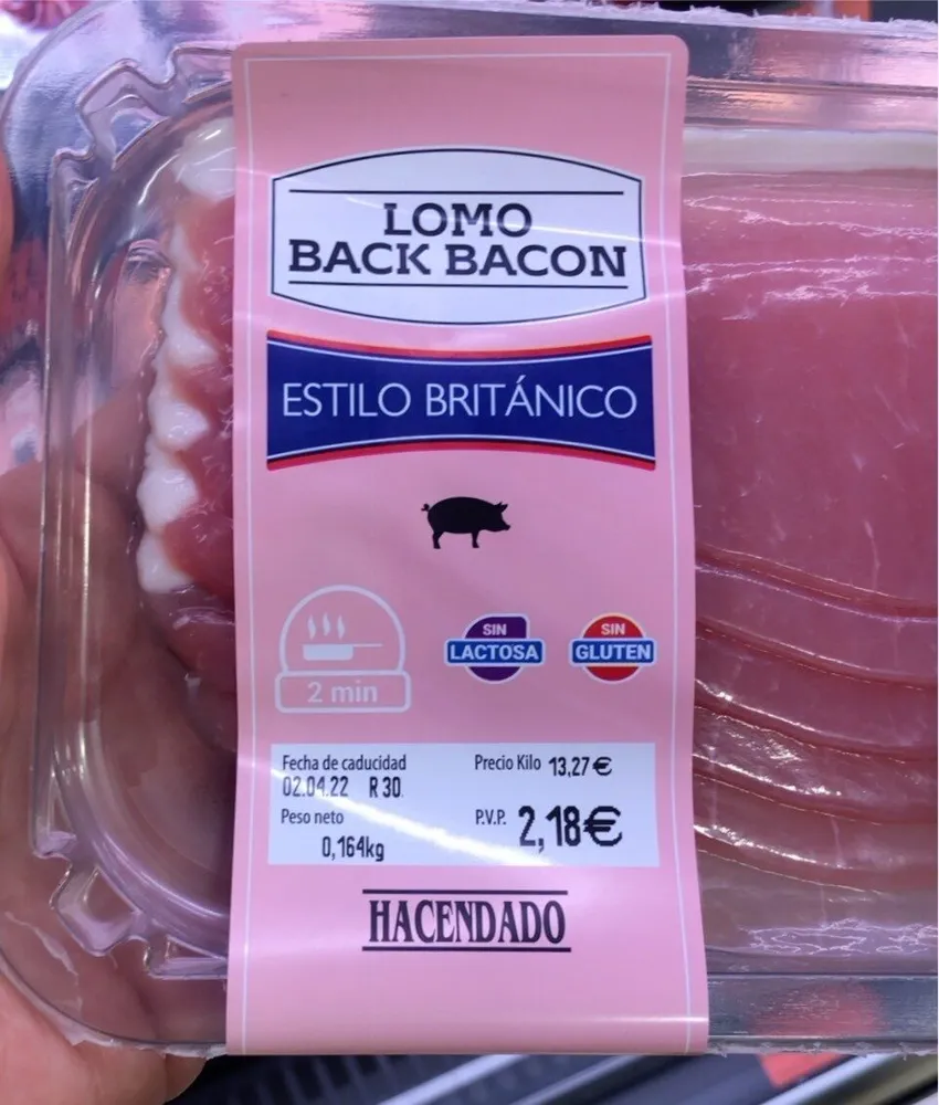 Lomo back bacon
