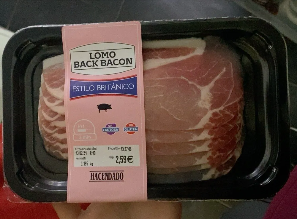 Lomo back bacon