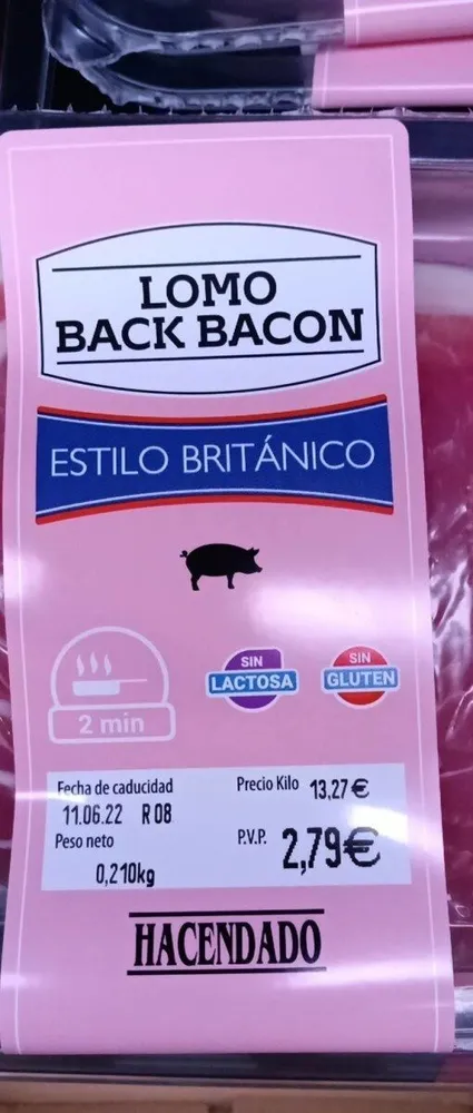 Lomo black bacon