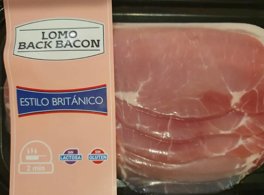 Lomo back bacón de cerdo