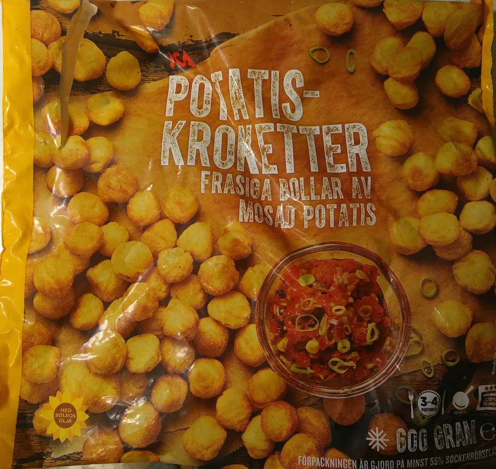 Potatis-Kroketter