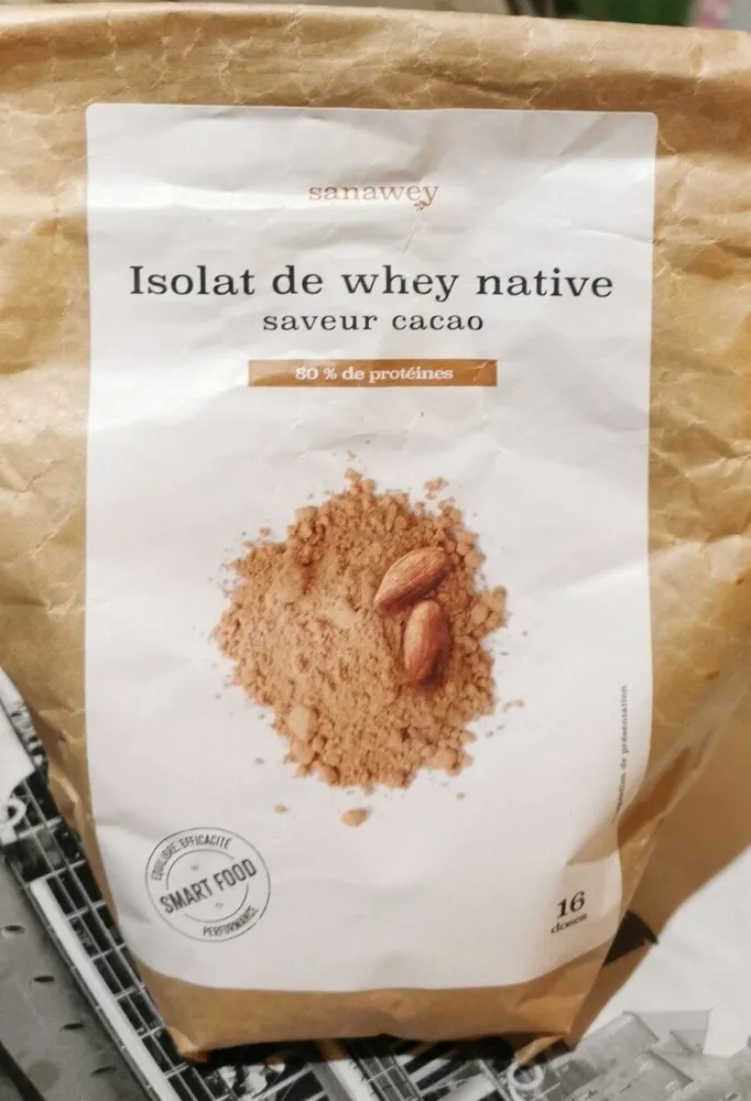 Isolat de whey native saveur cacao