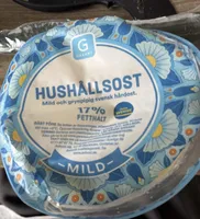 Hushållsost 17%