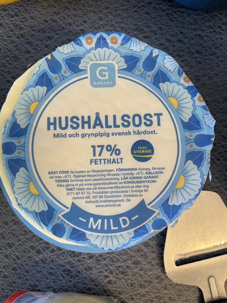 Hushållsost (17% Fetthalt)