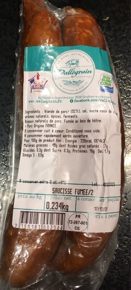 Saucisse fumée