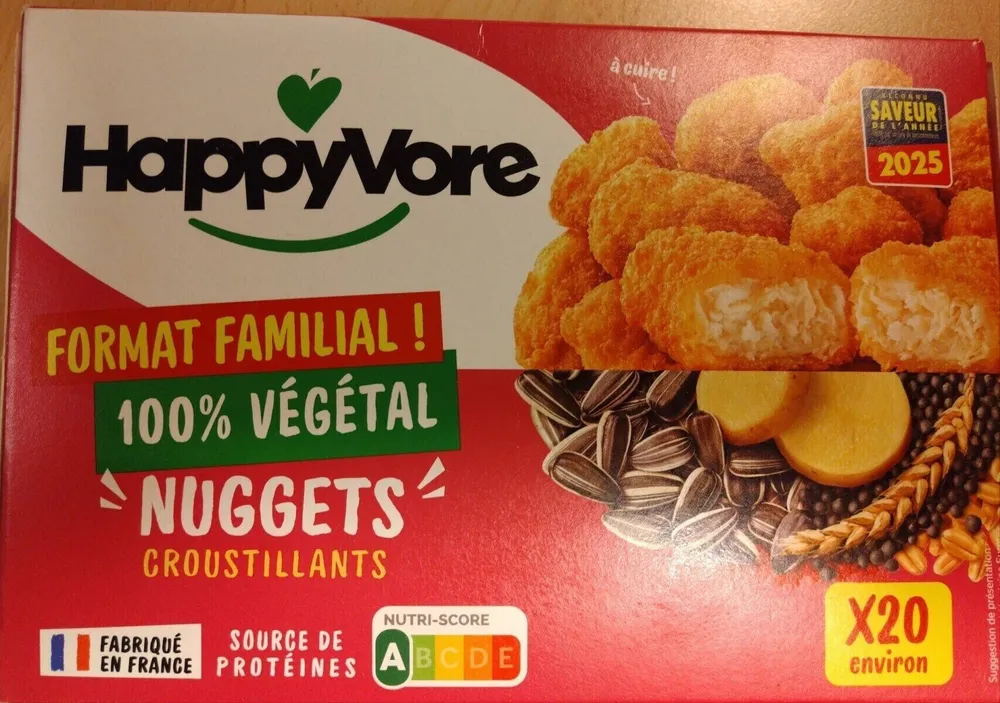 Nuggets végétaux