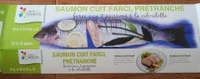 Saumon cuit farci, prétranché